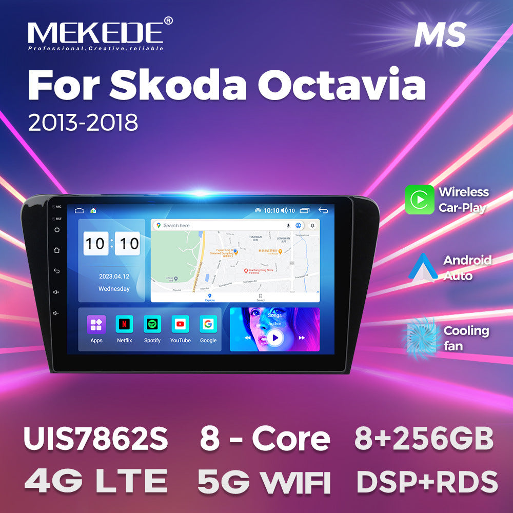 Suitable for 15-22 skoda octavia large screen android car central control gps navigation