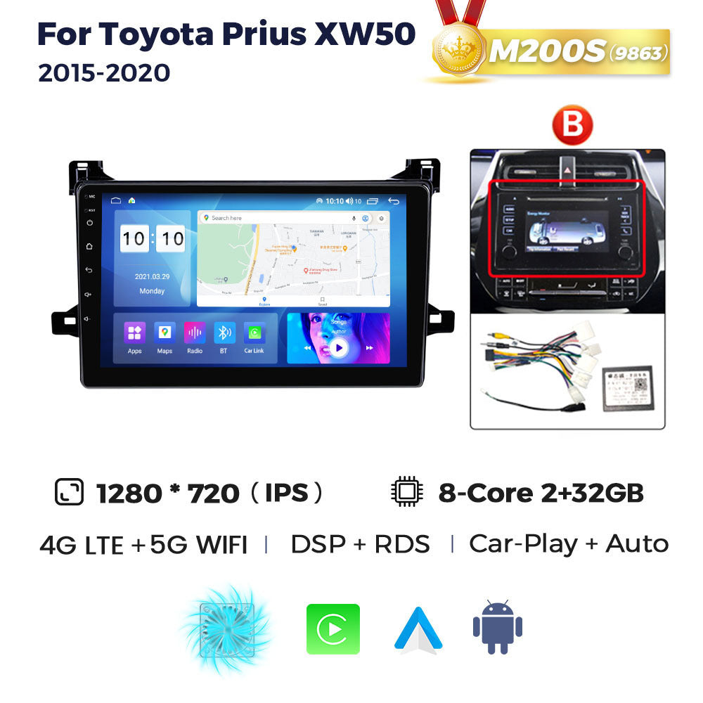 Suitable for toyota prius xw50 2015-2020 toyota prius car android smart navigation