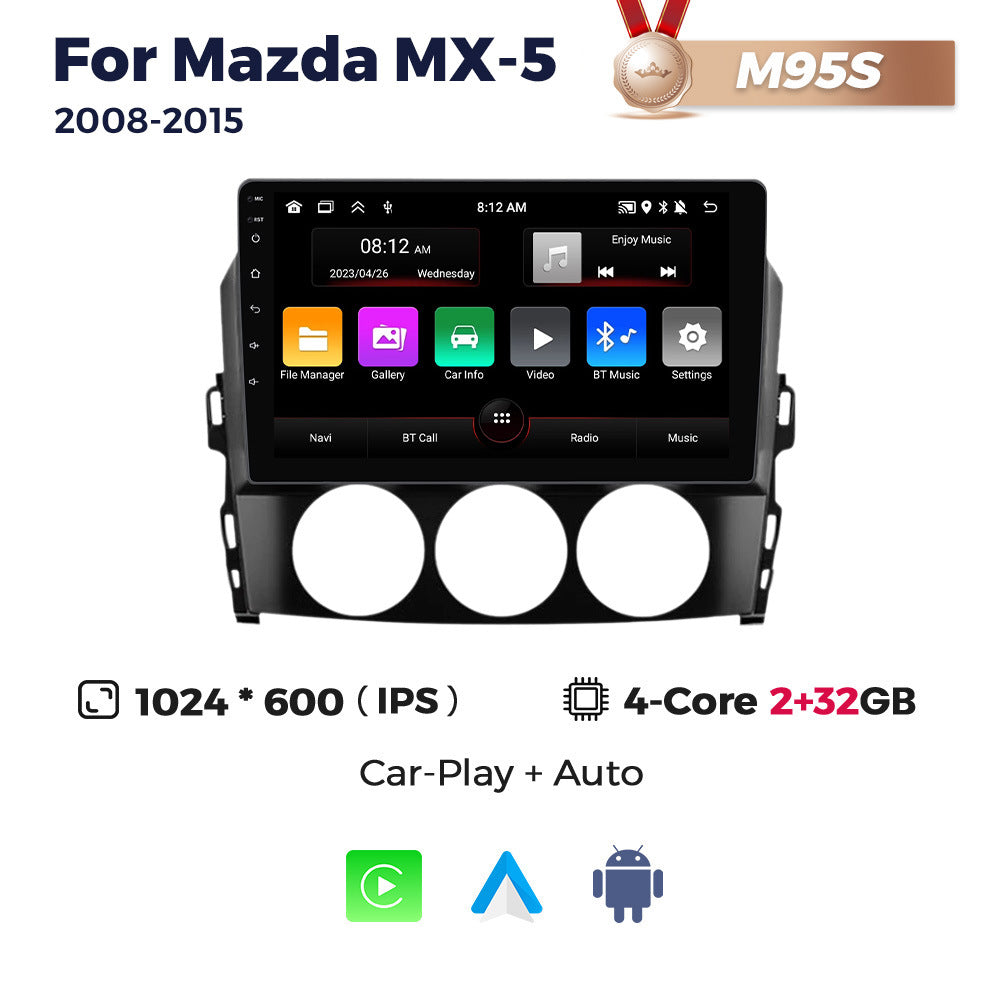 Suitable for 2008-2015 mazda mx-5 mazda mx5 car large screen android navigator host