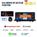 Suitable for 10.25inch bmw x1 f48/x2 f49 f39restoration central control large screen car android navigator