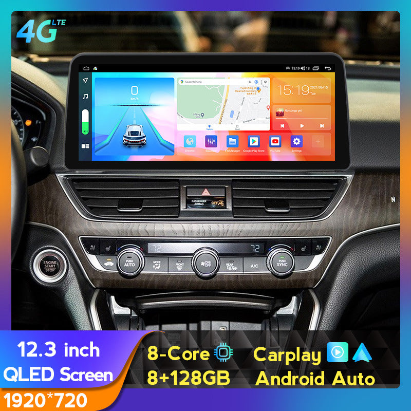 Suitable for honda accord 10th generation (high-end trim) with dual system functionality - accord 10 android head-up display navigation
