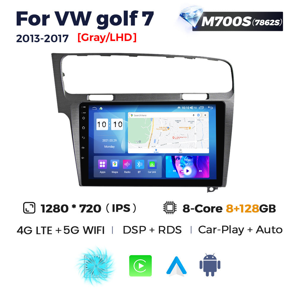 Suitable for left and right peptides vw golf 7 2013-2017 volkswagen golf seven car android large screen navigation