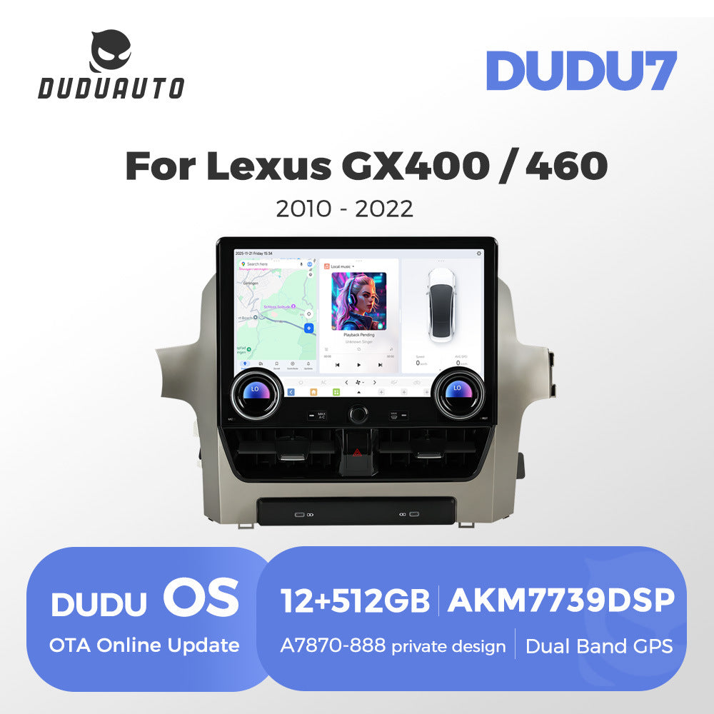 For 12.5inch lexus gx400 460 2010-2022 lexus private model android navigation