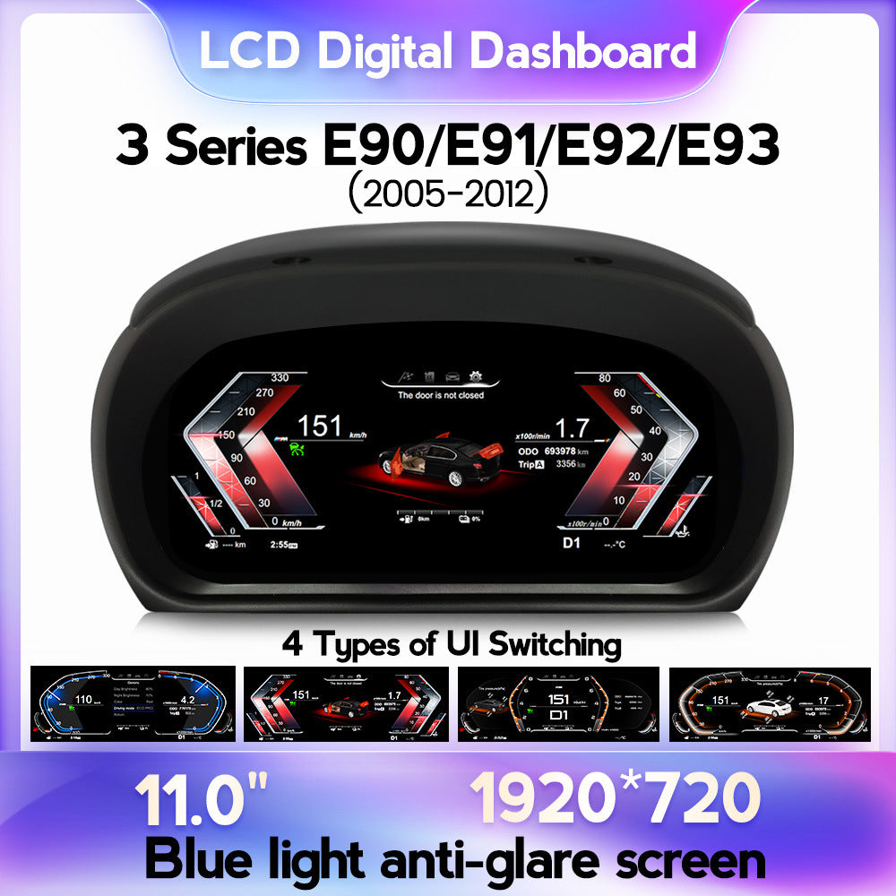 Suitable for bmw e90 bmw e91/e92 2005-2012 original car without screen ccc/cicrestoration lcd instrument