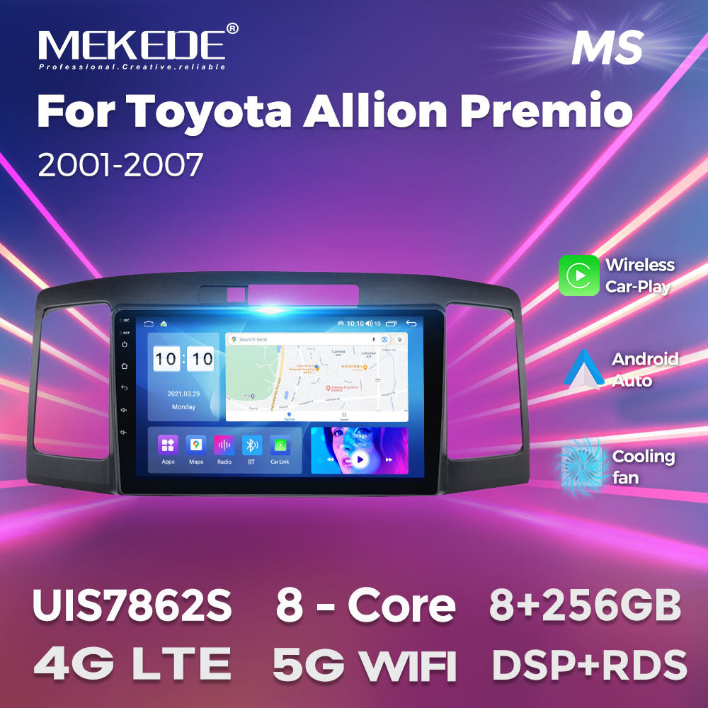 Suitable for toyota allion premio 2001-2007 toyota asia dragon android car navigation