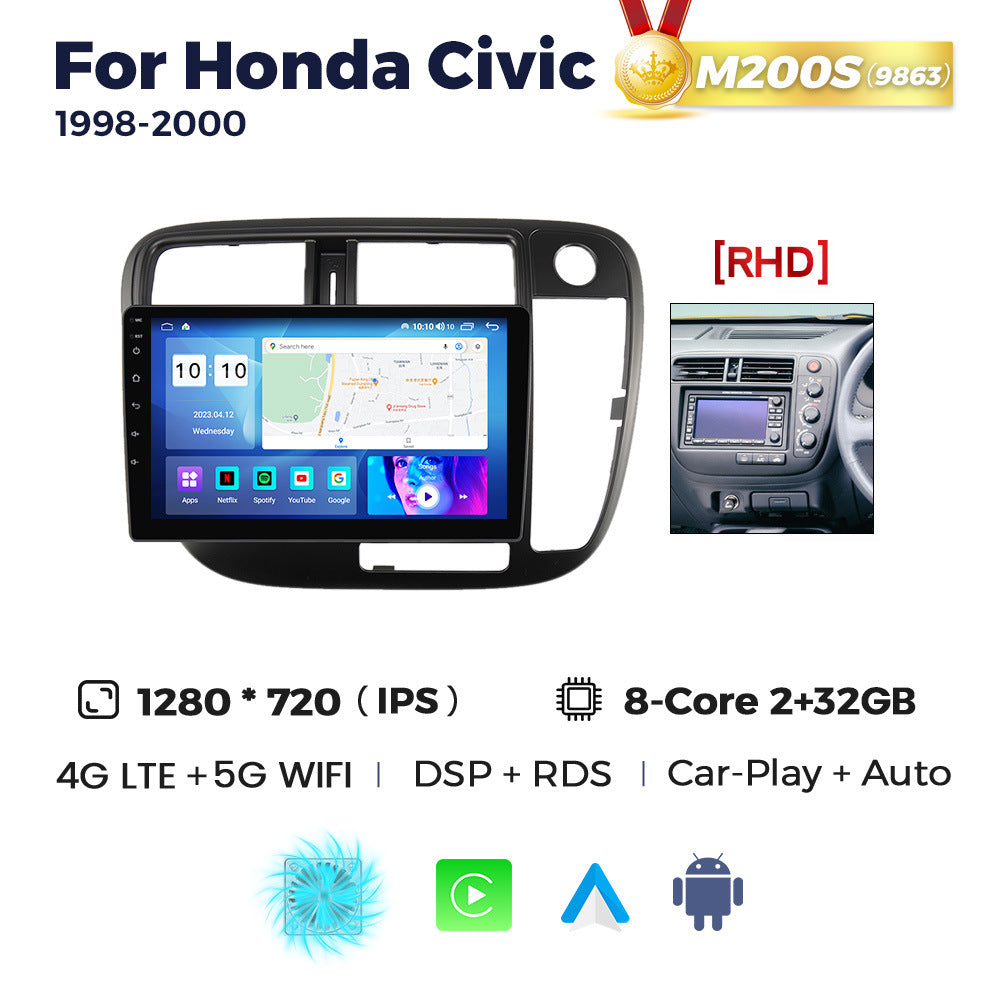 Suitable for honda civic 1998-2000 honda civic android car central control navigator bt5.0