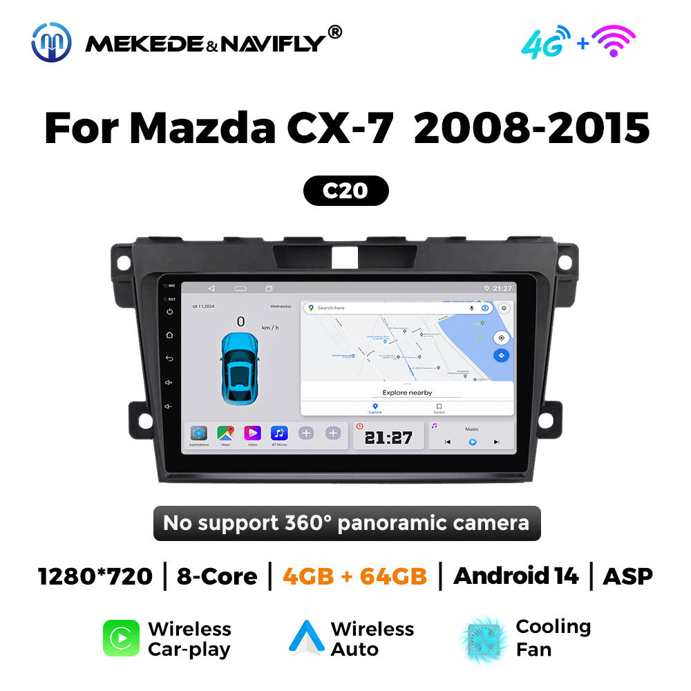 Suitable for Mazda CX-7 08-15 Android large screen central control car navigation radio screen carplay