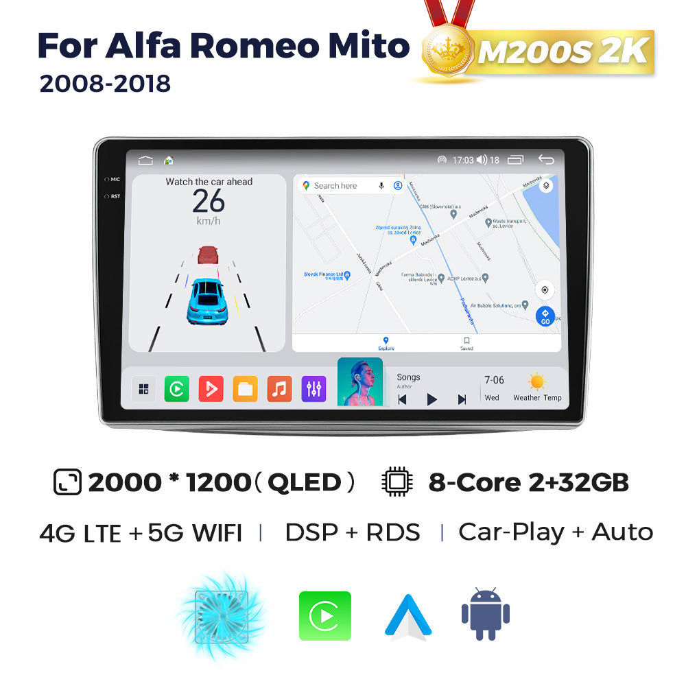 Suitable for alfa romeo mito 2008-2018 alfa romeo android navigator
