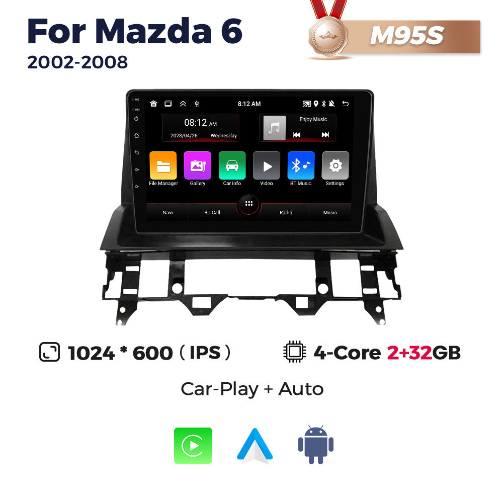 Suitable for mazda 6 mazda 6 2002-2008 mazda 6 top-mounted car large-screen android navigator