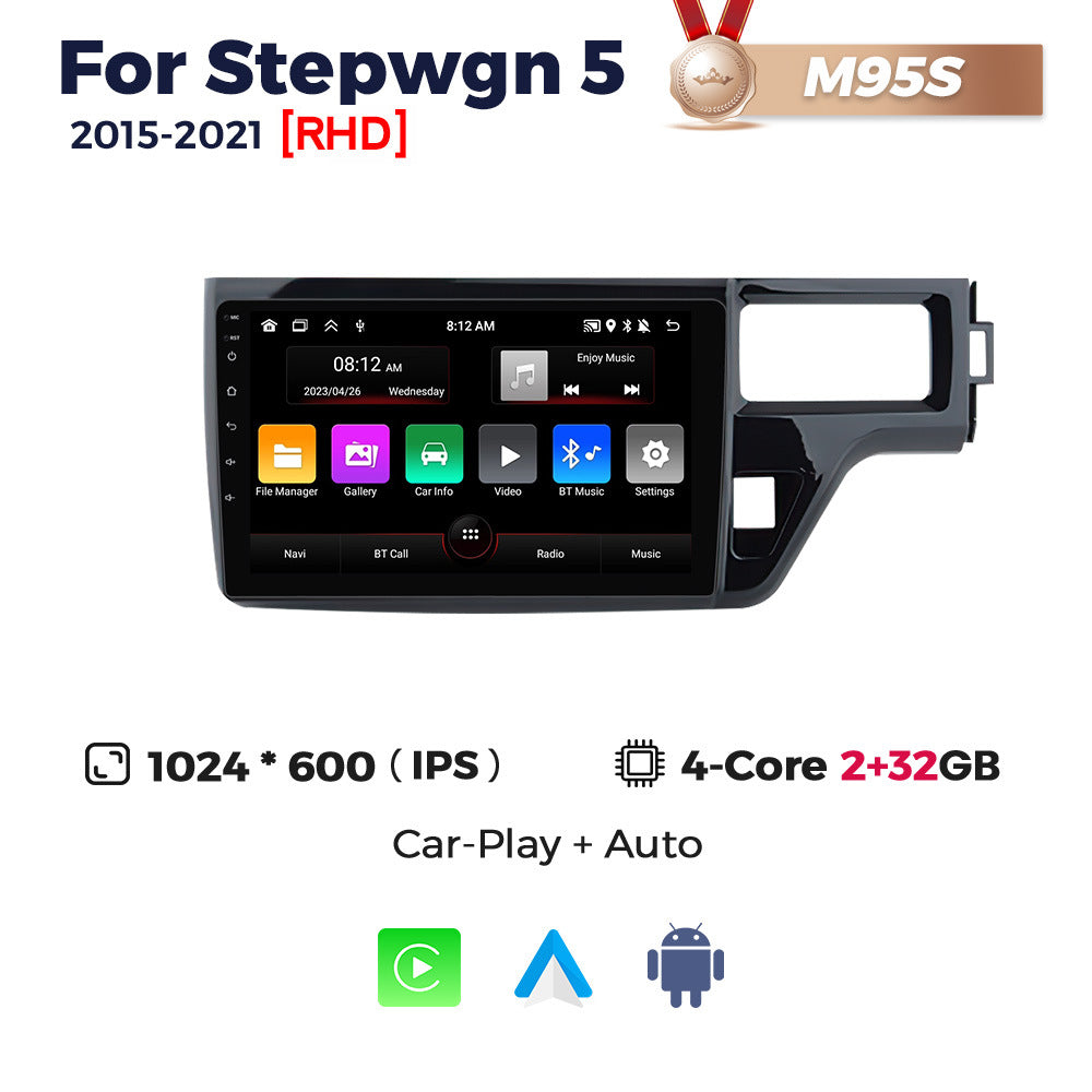 For Honda Stepwgn 5 2015-2019 Android large screen central control navigation radio 8 + 256G