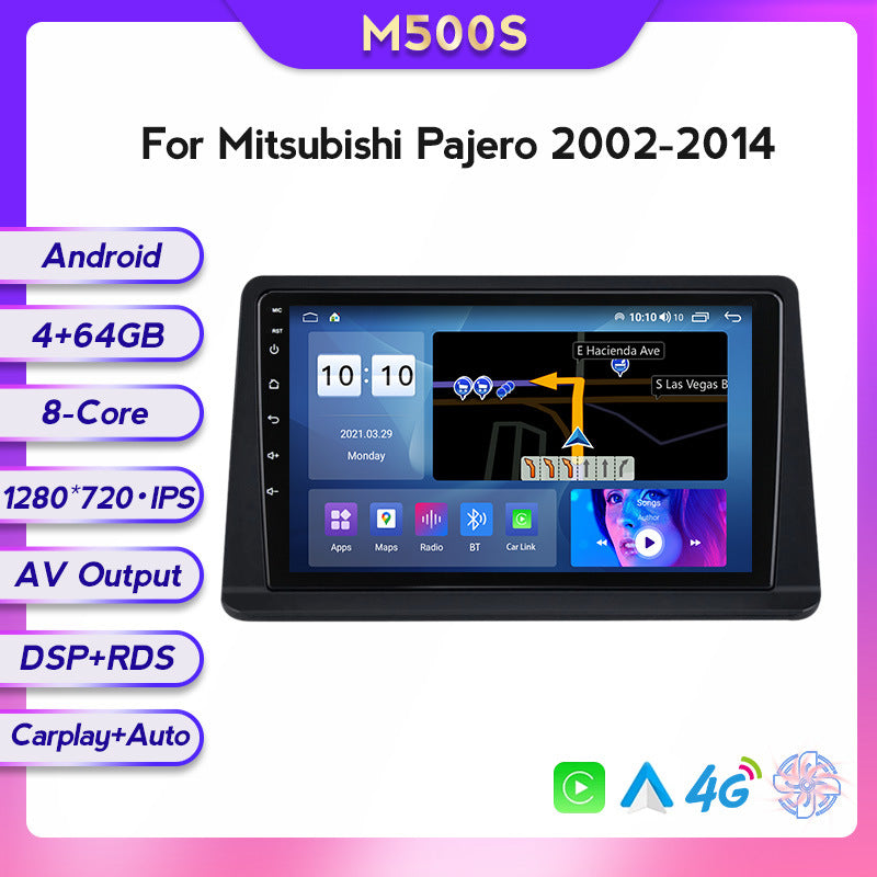 Suitable for mitsubishi pajero pajero 08-16 car central control gps navigation wireless carplay