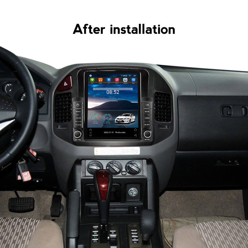 Suitable for mitsubishi pajero v73 vertical screen car android navigator stone monument machine