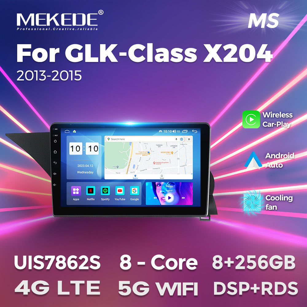 Compatible with the Mercedes-Benz GLK-class X204 2013-15 Android large screen central control in-car navigation radio screen