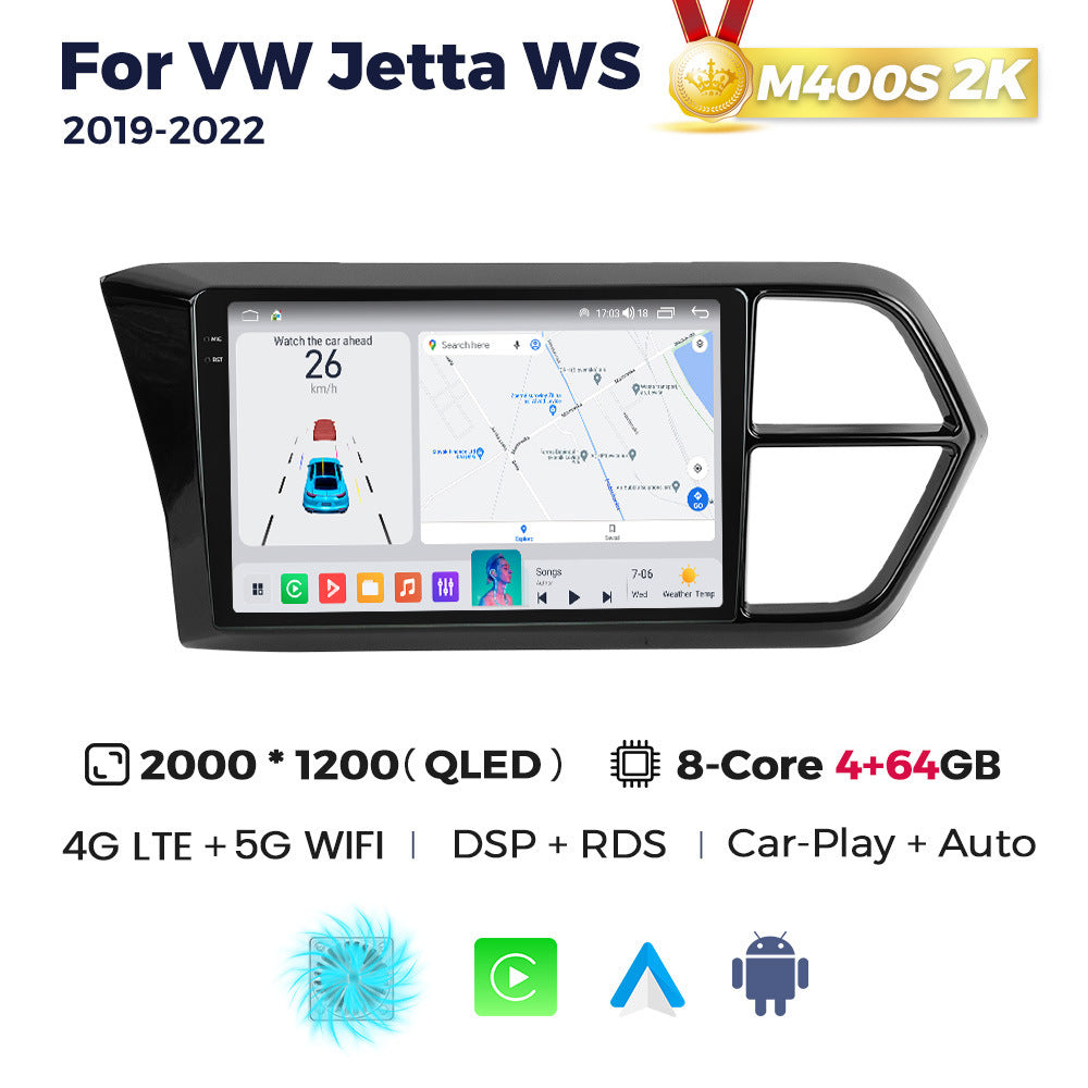 Suitable for vw jetta ws 2019-2022 android large screen car navigation wireless carplay