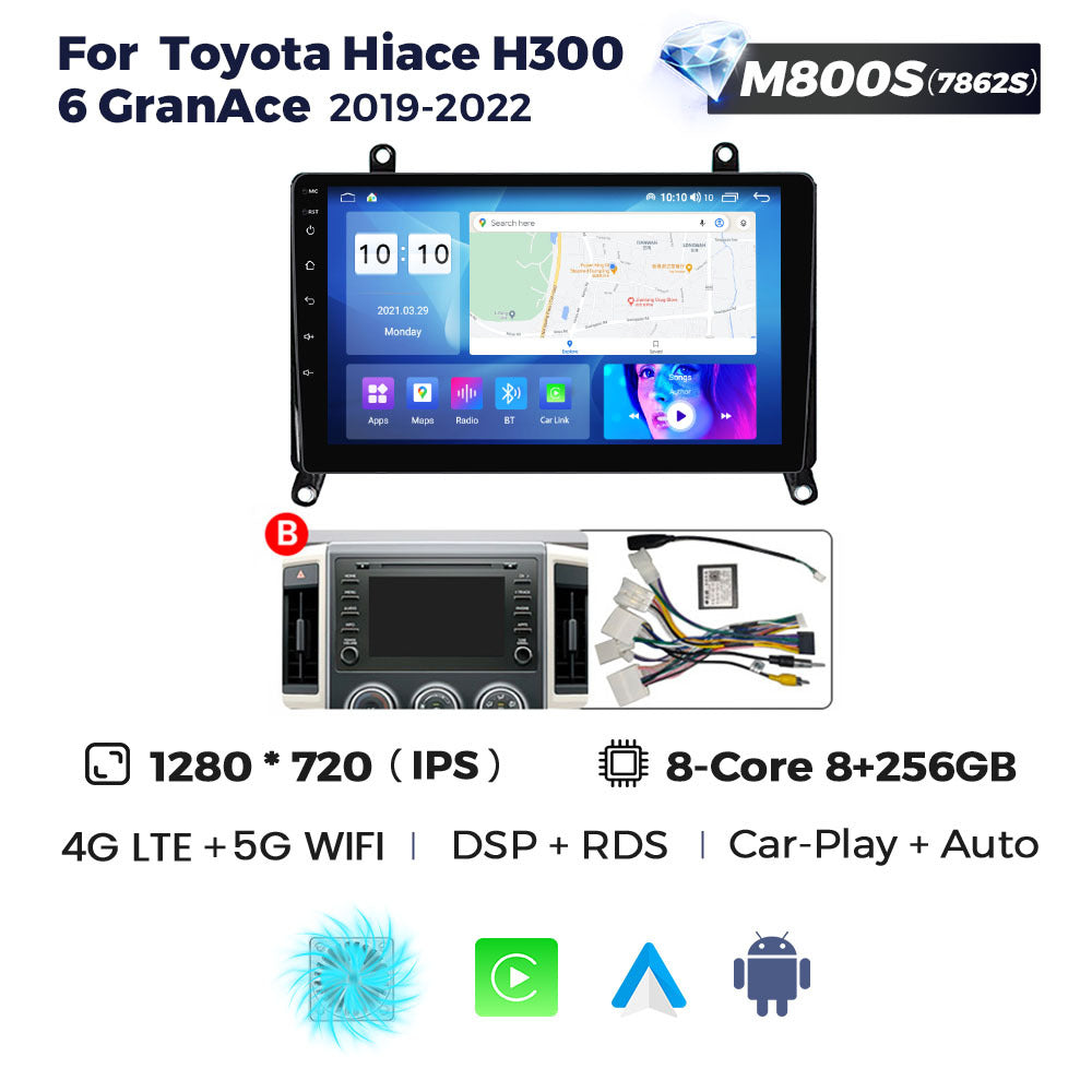 Suitable for toyota hiace h300 6 granace 2019-2022 toyota hiace android navigation