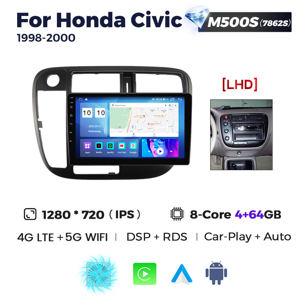 Suitable for honda civic 1998-2000 honda civic android car central control navigator bt5.0
