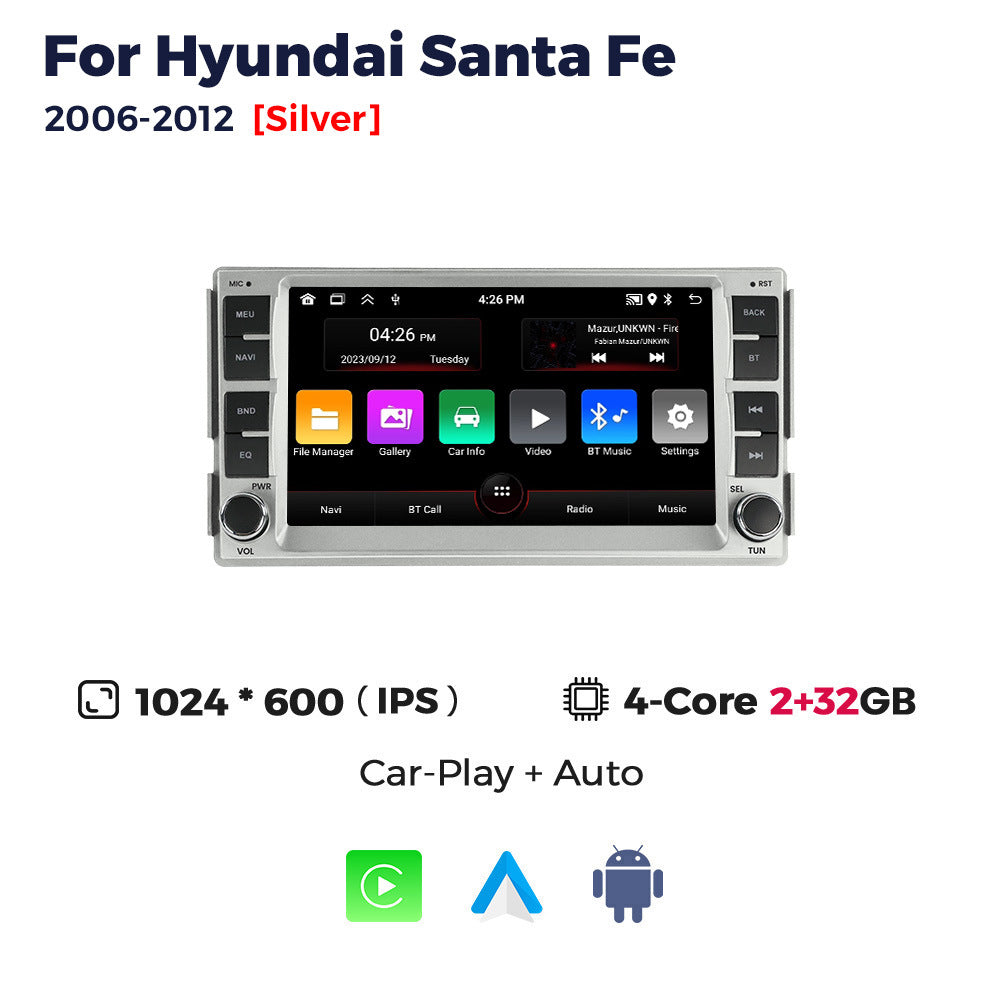 Suitable for hyundai santa fe 2006-2012 hyundai classic santa fe car android navigator
