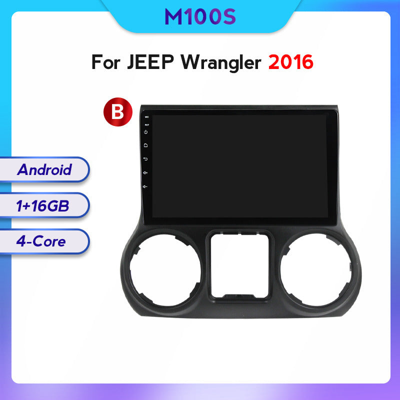 Compatible with the modified Android large screen central navigation screen for Jeep Wrangler models 11-16