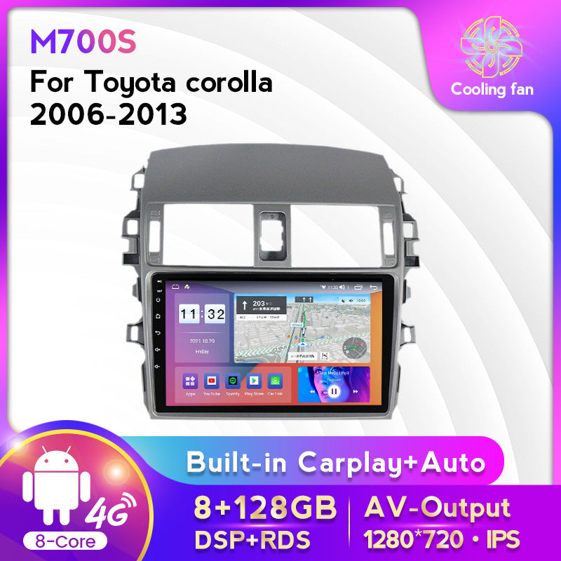 Suitable for Toyota Corolla 06-13 Android large screen central control car navigation screen 8 + 128