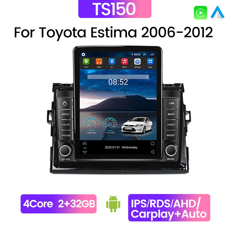 Cross-border wholesale ty estima previa tarago stone monument machine vehicle vertical screen android navigation player
