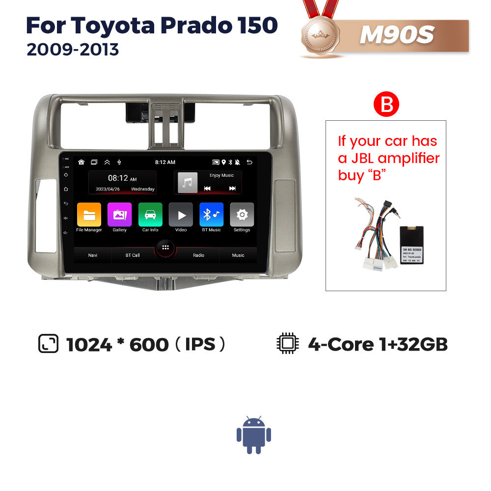 Suitable for toyota prado 150 2010-2013 toyota overbearing prado android car navigation