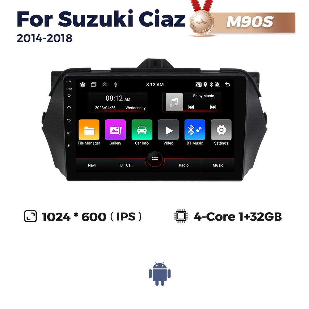 Suitable for 2014-2018 suzuki ciaz smart large screen central control car android navigation system