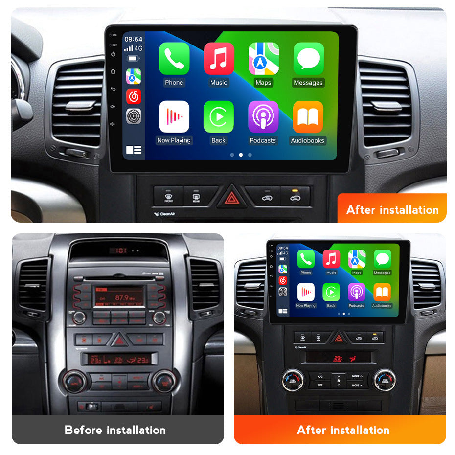 Suitable for 12 models of kia sorento kia sorento android car central control navigator wireless carplay