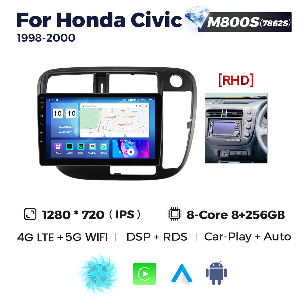 Suitable for honda civic 1998-2000 honda civic android car central control navigator bt5.0