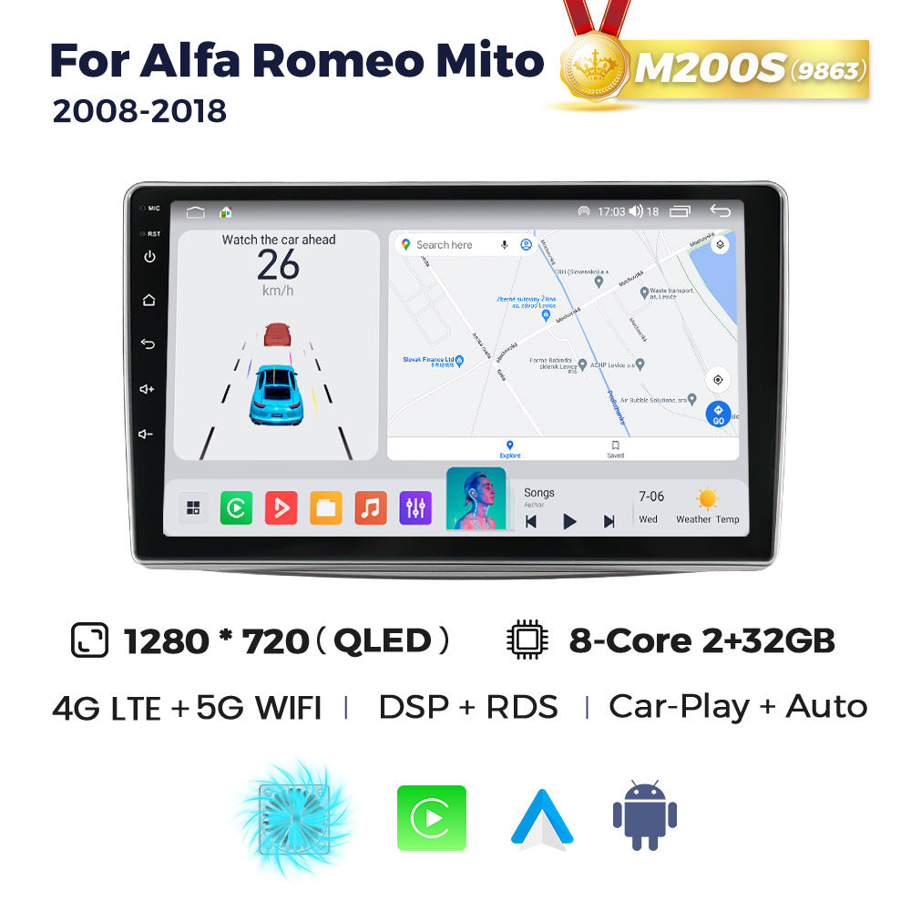 Suitable for alfa romeo mito 2008-2018 alfa romeo android navigator