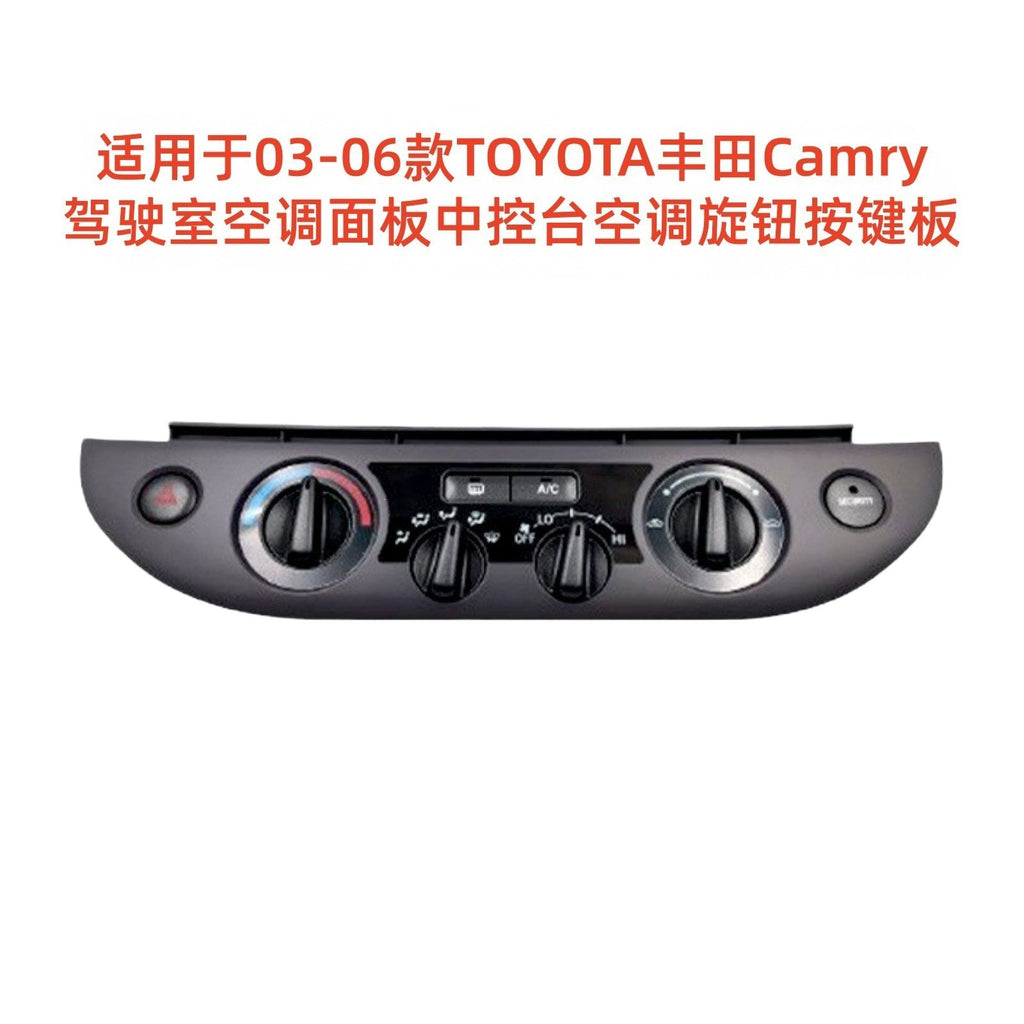 Cabin air conditioning panel for 2003-2006 toyota camry center console ac knob button panel