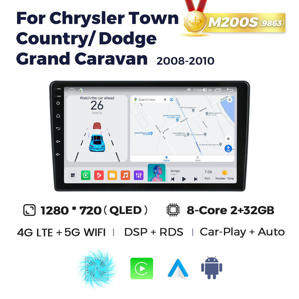 Suitable for chrysler town country dodge grand cara 08-10 android navigation