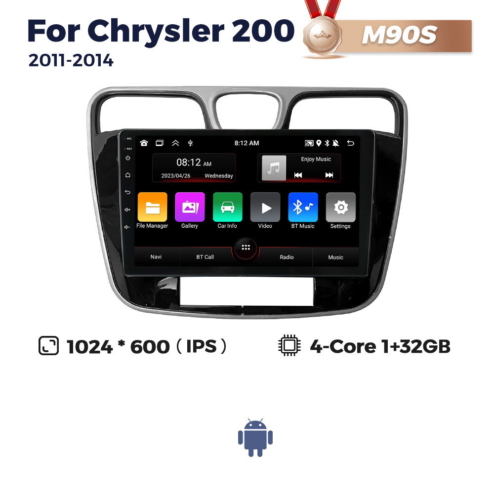 Suitable for chrysler 200 2011- 2014 dodge chrysler 200 large screen android car navigation