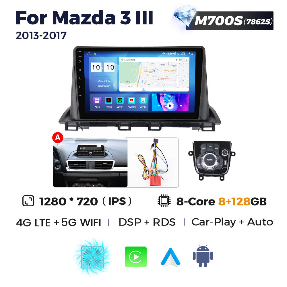 Compatible with Mazda 3 2013-2017 Android Large-Screen Central Control Navigation Radio 8+256G