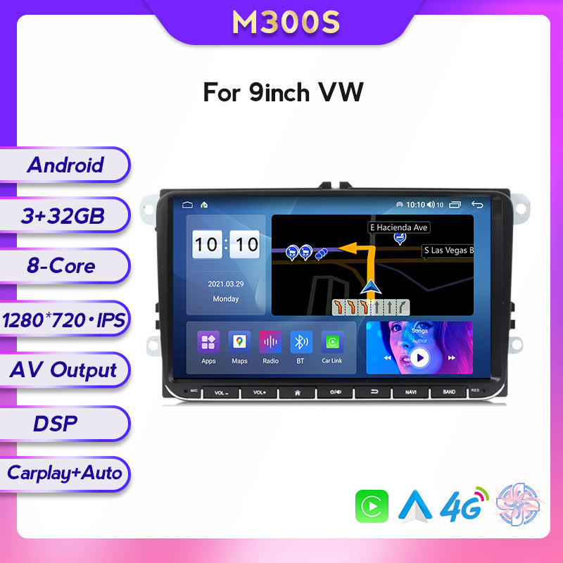Suitable for 9inch volkswagen passat sagitar santana android car central control gps navigation carplay