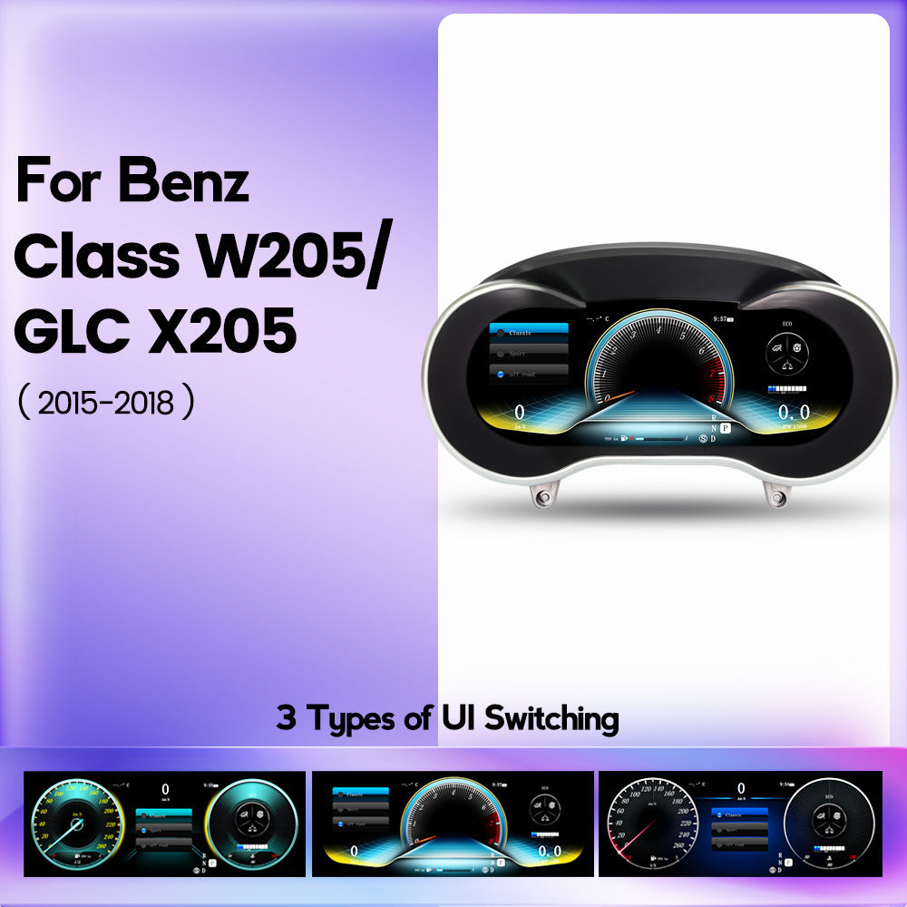 Suitable for benz c/glc w205 ntg5.0 2015-2018 mercedes-benz c lcd instrument display