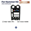 Suitable for hummer h2 2002-2007 hummer h2 smart android large screen car navigation