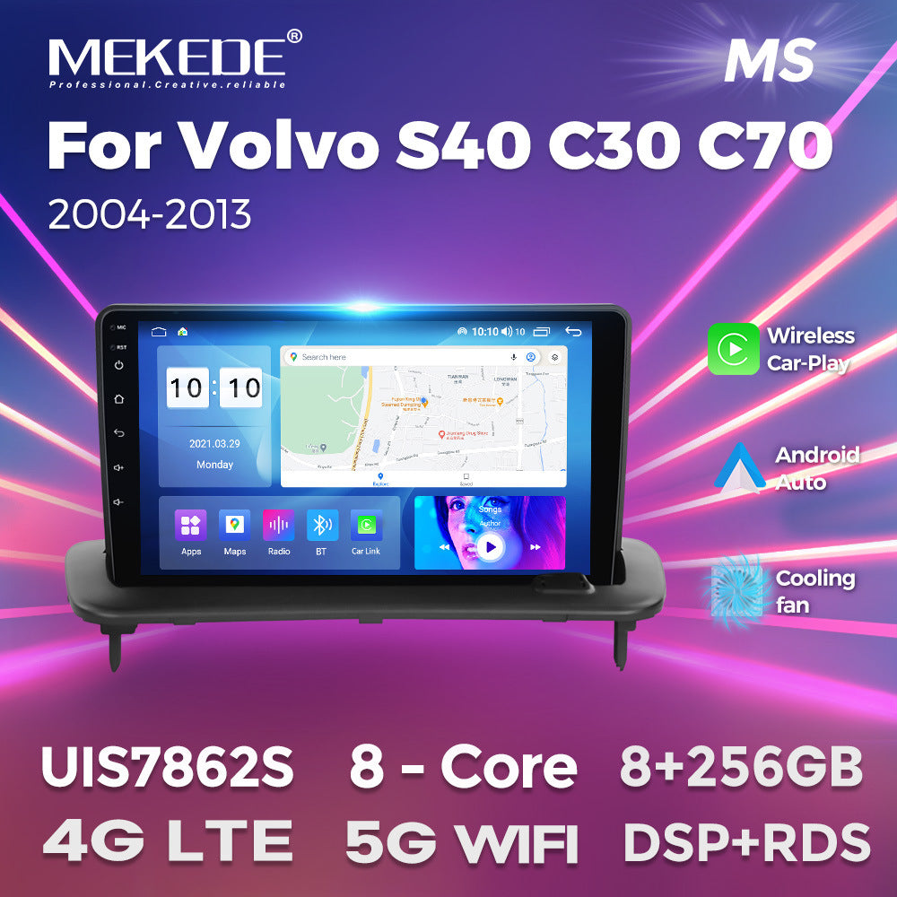 Suitable for volvo 04-12 volvo s40 c30 c70 android large screen car navigation carplay