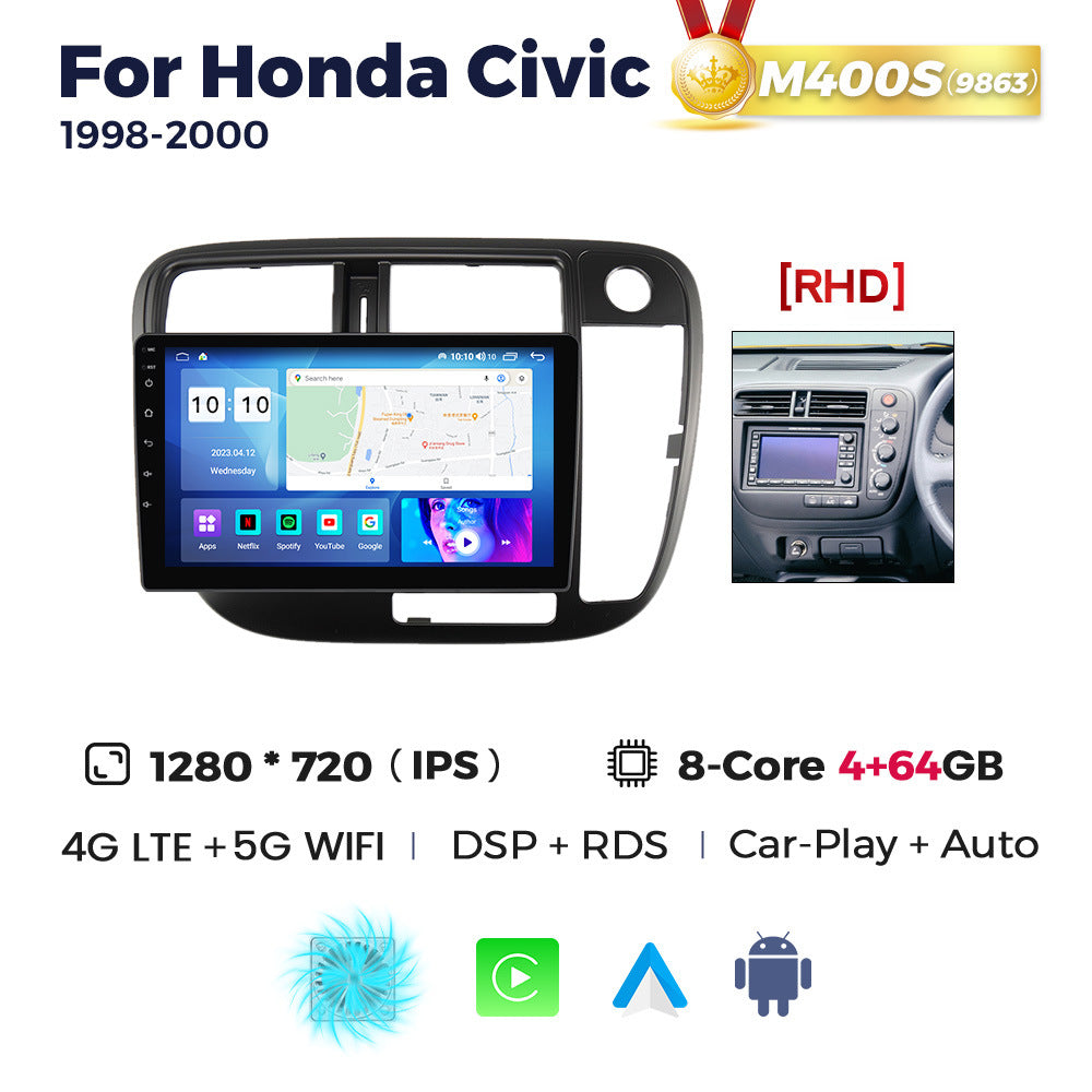 Suitable for honda civic 1998-2000 honda civic android car central control navigator bt5.0