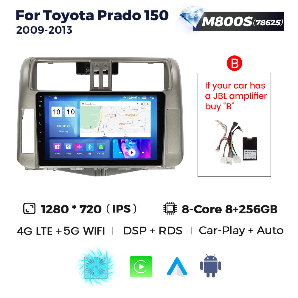 Suitable for toyota prado 150 2010-2013 toyota overbearing prado android car navigation