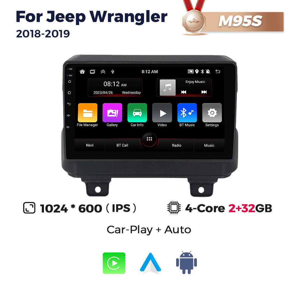 Suitable for jeep wrangler 2018-2019 jeep wrangler large screen car android smart navigation