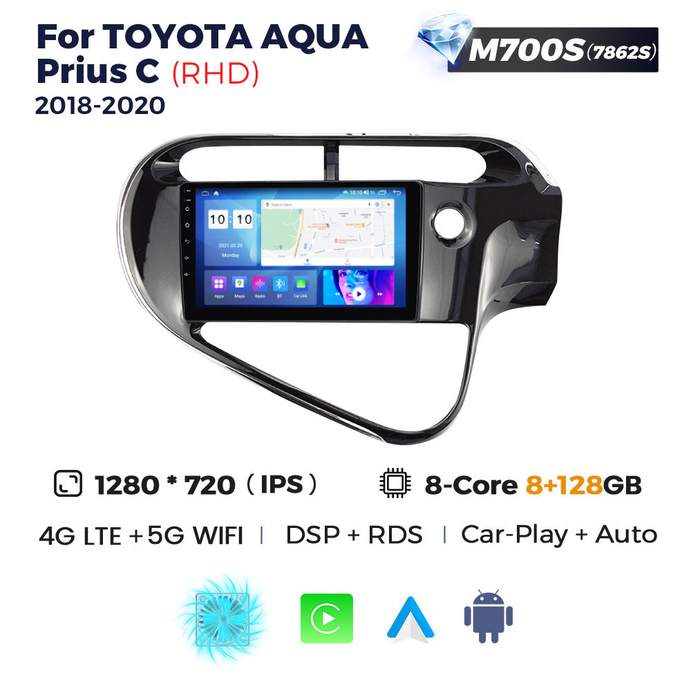 Suitable for toyota aqua prius c 2018-2020 toyota prius car android navigator