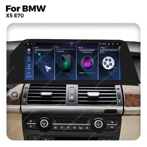 Applicable to BMW X5 E70 X6 E71 blade screen Android car large screen central control Carplay navigation Qualcomm
