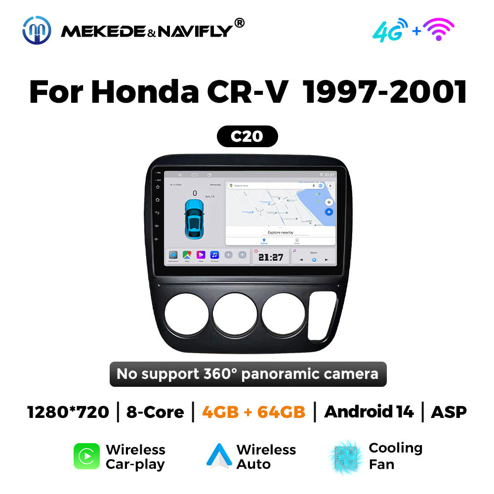 Applicable to Honda CRV 97-01 Android large-screen central control car navigation radio screen