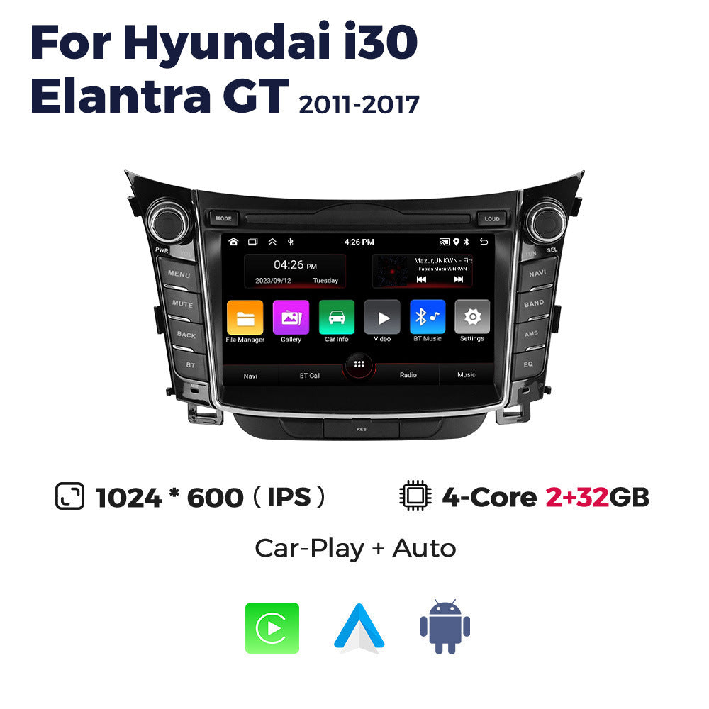 Suitable for hyundai i30 elantra gt 2011-2017 hyundai i30 car android navigator