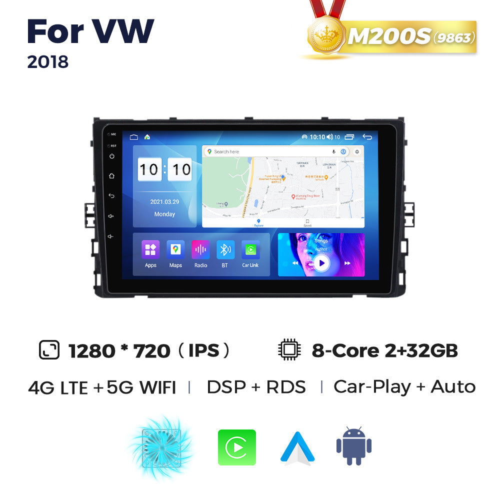 Suitable for new volkswagen universal vw 2018 polo golf 9inch android large screen car smart navigation system