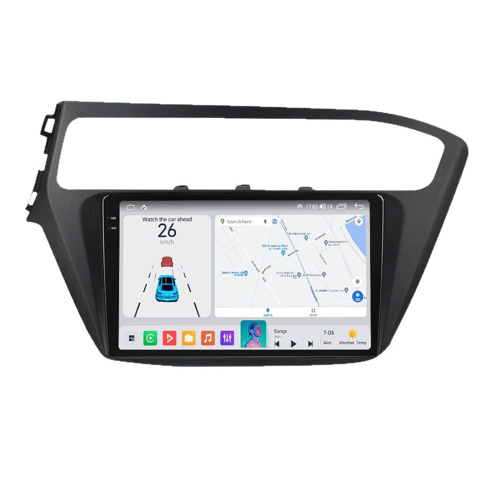 Suitable for hyundai i20 2017-2018, modern i20 retrofit smart android head unit car navigation system