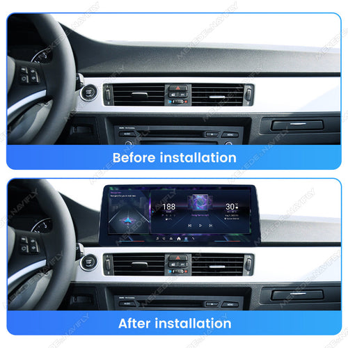 12.3 Applicable to BMW 3 Series E90 2005-2012 Android Large Screen Central Control Car Navigation Bluetooth Carplay