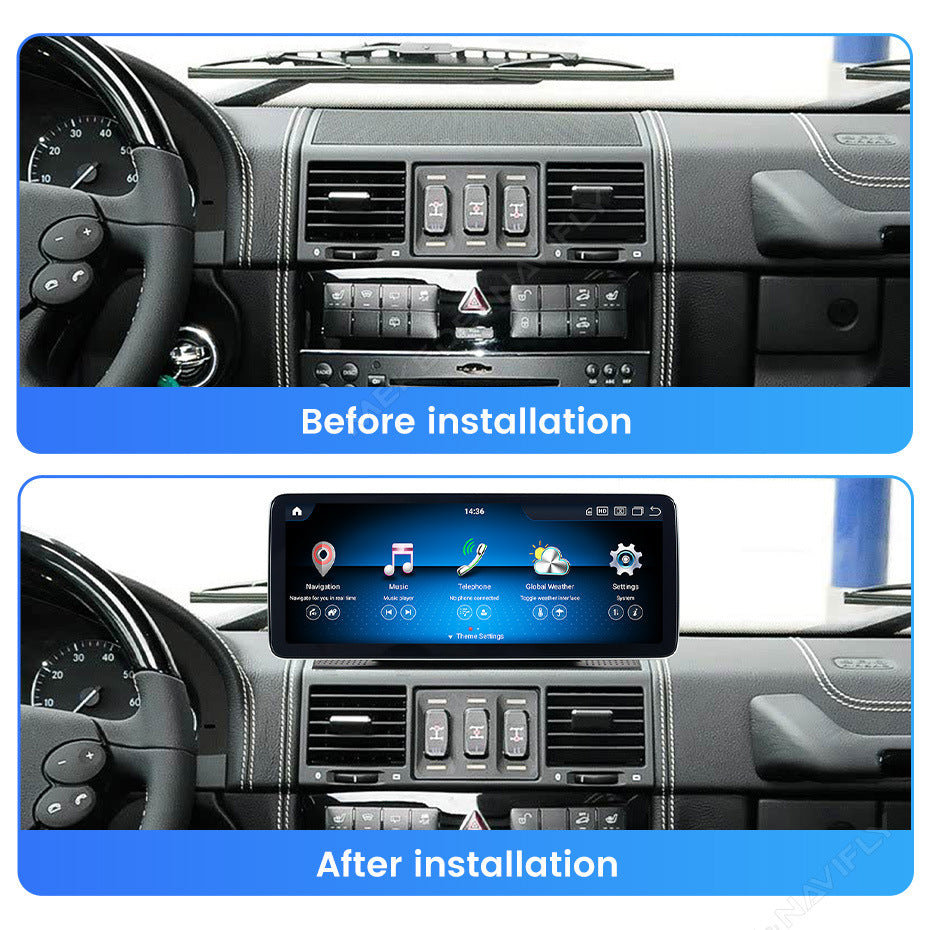 Applicable to Mercedes-Benz G-Class W461 W463 08-11 Android large screen central control car navigation Bluetooth Carplay