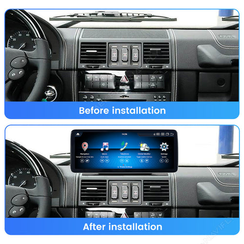 Applicable to Mercedes-Benz G-Class W461 W463 08-11 Android large screen central control car navigation Bluetooth Carplay