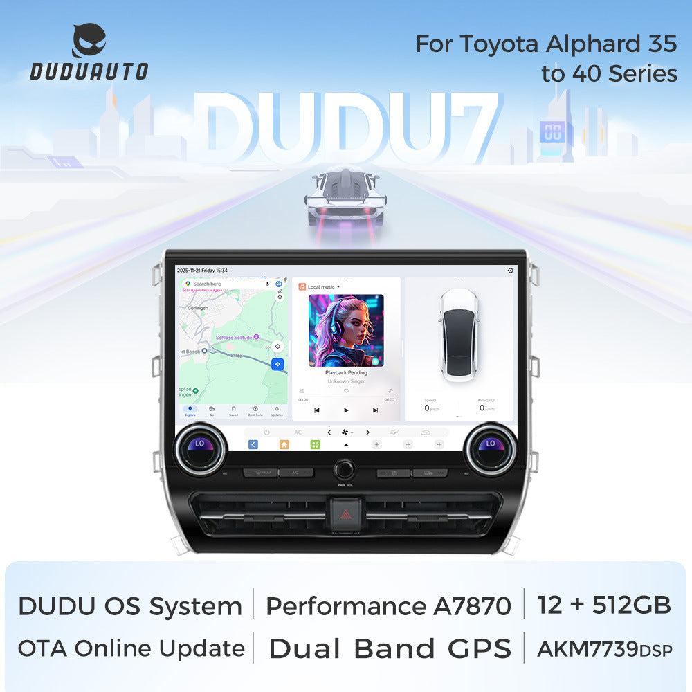 Suitable for toyota alphard 35 to 40 serie toyota alphard dudu private model navigator